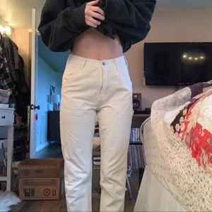 brandy melville jane cargo pant beige